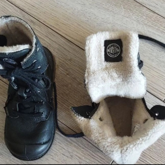 Palladium Baggy Toddler Warm Leather Boots - Picture 6 of 8